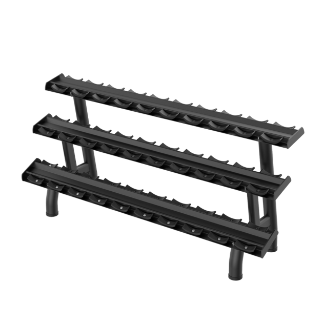 Стойка для гантелей 3х ярусная RE6012 для 15 пар гантелей