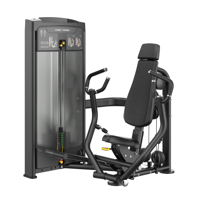 Тренажер RE8001 Жим от груди сидя со сведением, стек 105кг