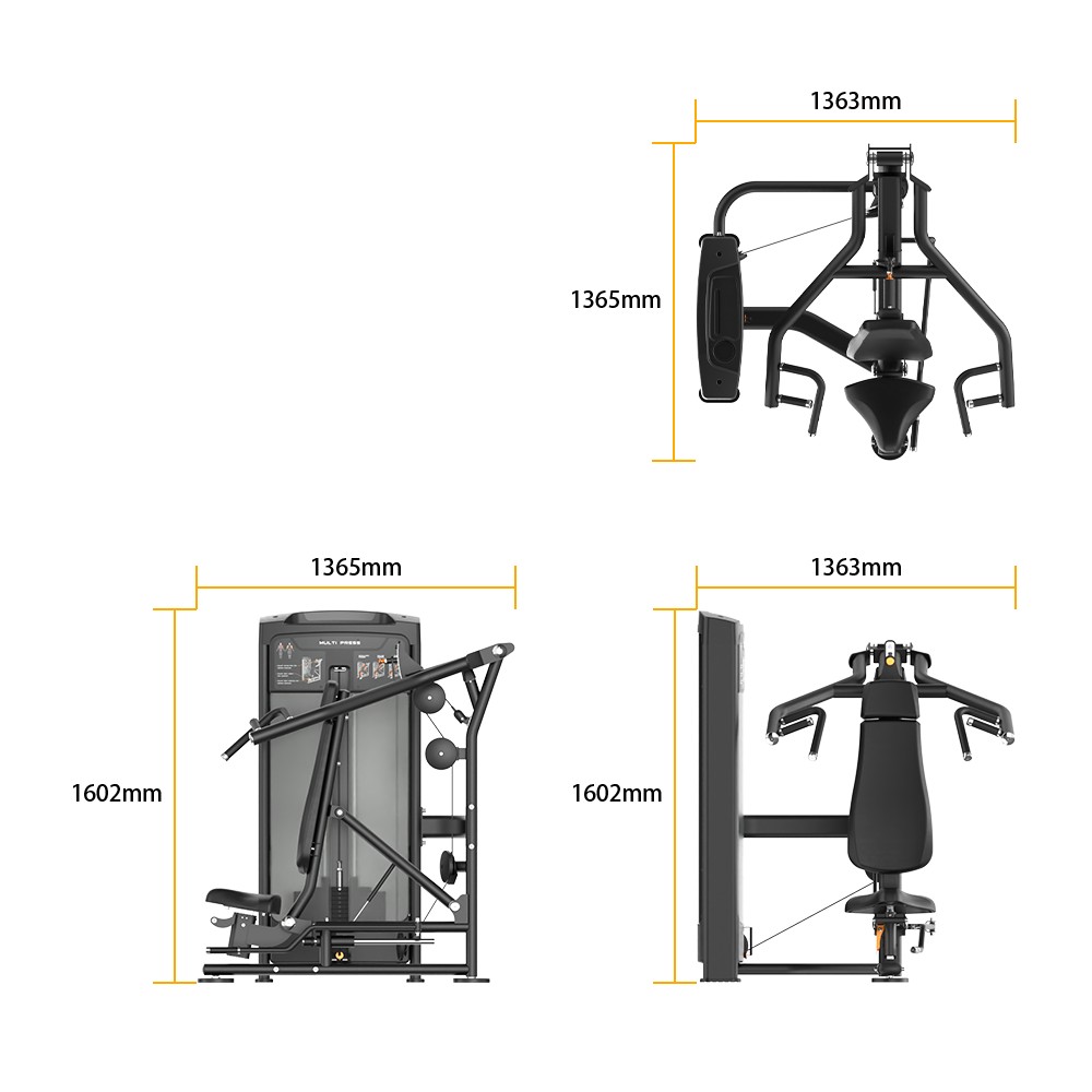 Тренажер RE8029 Многопозиционный жим — изображение 2